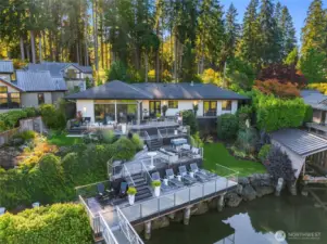 Welcome to 5482 NE Fletcher Landing, a luxurious waterfront retreat on Bainbridge Island! Rebuilt in 2018, this opulent gem boasts exquisite materials & craftsmanship!