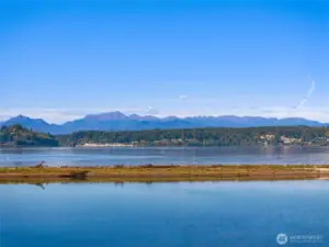 Breathtaking Olympic Mountain, Puget Sound and sunset views