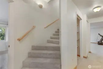 Let's go to the Lower level! This is where all the fun will be! Or...additional income? Homeschool space? So many opportunities!