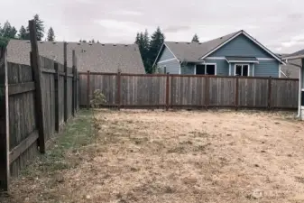 View of the front yard.