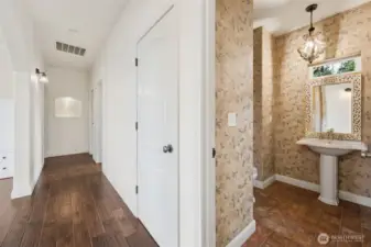 Elegant half bath