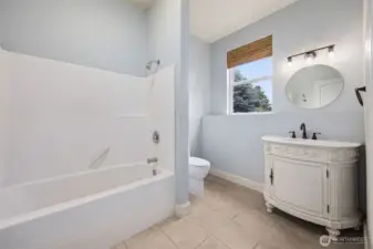 Updated Downstairs Full Bathroom.