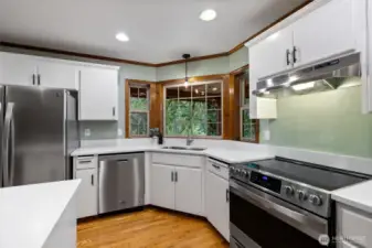 Enjoy cooking being surrounded by nature