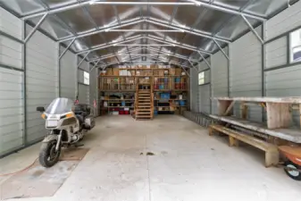 An abundance of space for all your projects and storage needs