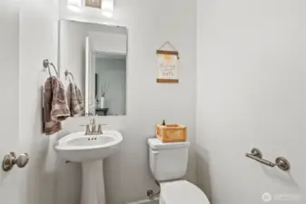 Main floor powder bath...