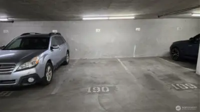 Underground deeded parking space #190.