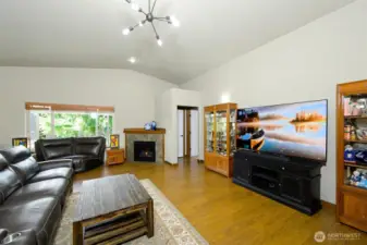 Another view of the large living room.