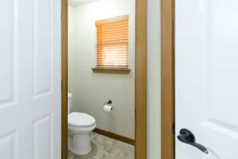Toilet closet in the primary bathroom.