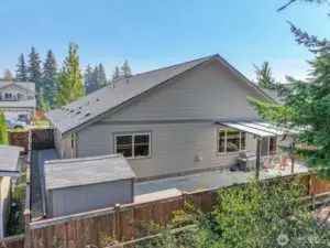 Back side of home.