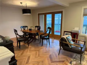 View of river from Dining room