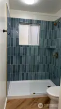 Downstairs shower
