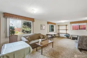 The Family Room - it's very large (used to have a pool table!)