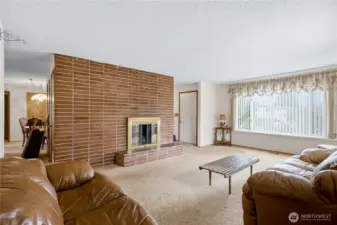 Another view of how large the living room is