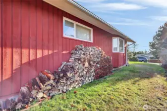 Wood for use in the fireplace or free standing fire place