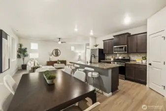 Lots of space for entertaining