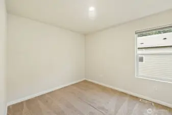 Bedroom #4 - all bedrooms are large and have good closet space