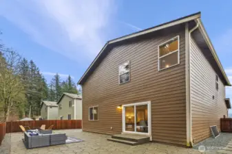 Enjoy this low maintenance yard year-round