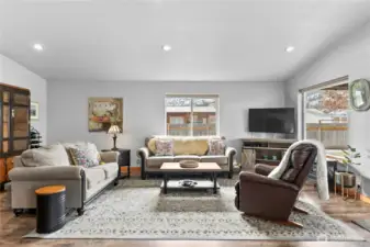 The living area has room for seating and more.