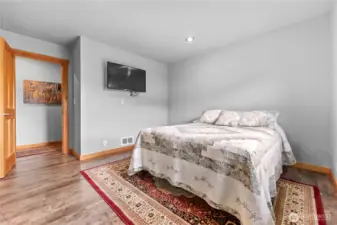 The bedrooms are large enough to double as a home office or study.