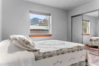 The bedrooms have lovely territorial and garden views.