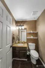 1/2 bath on main level