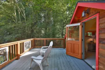 Expansive composite deck provides you with a private place to enjoy your own slice of heaven.