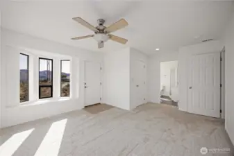 Primary Bedroom has walk-in closet