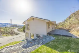 Brand New Retaining walls and landscaping in yard
