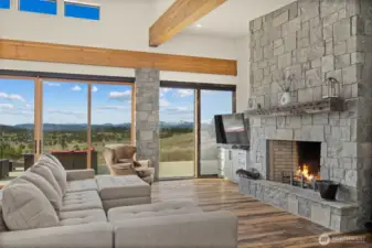 Built to take in the views with large windows throughout.