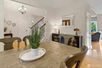 Dining off entry