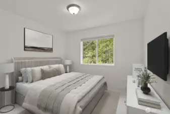 Virtually staged to show an example of how the space could be used.