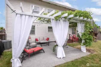Check out this back patio!