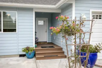Covered front entry