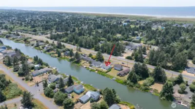 1 mile away from the beach.