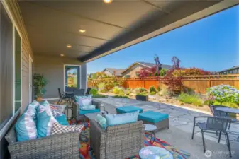 Imagine enjoying your morning coffee or an evening beverage in this lovely space!