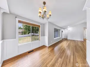 Large windows to let natural light in