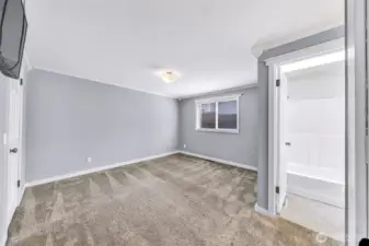 Primary bedroom with ensuite