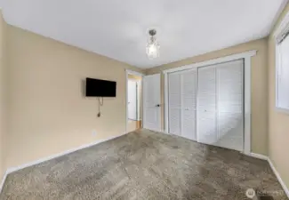 Second bedroom with large closet
