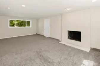 Lower level recreation room