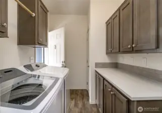 Large Laundy Room with Space to Fold & Storage