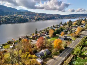 Beautiful West Facing View of Big Lake