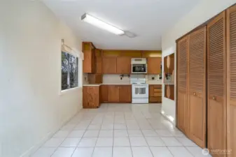 Dining area off of Kitchen