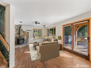 Or use this room as a family room with suggested furniture placement