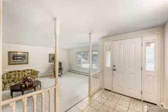 Home has open floor plan with lots of natural lighting