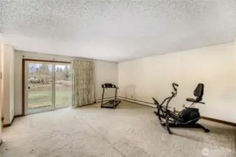 Primary bedroom is oversized and has access to backyard and patio