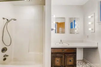 Primary bathroom. Lots of room to make a custom bath suite