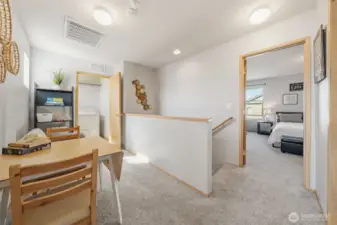 Upstairs lot area
