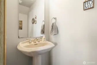 Downstairs 1/2 bathroom