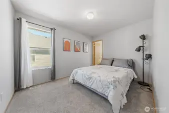 Bedroom #2 with walk-in-closet