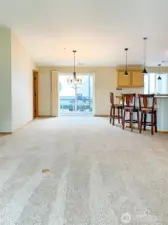 Living room Dining area